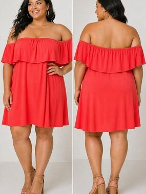 Isaac Mizrahi Strapless coral  Dress